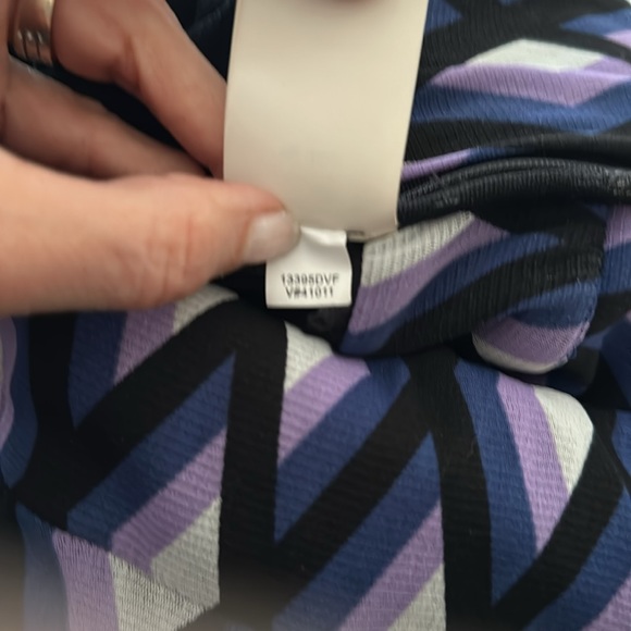 Diane Von FURSTENBERG Rilynn Mesh faux-wrap midaxi dress M - Picture 10 of 12